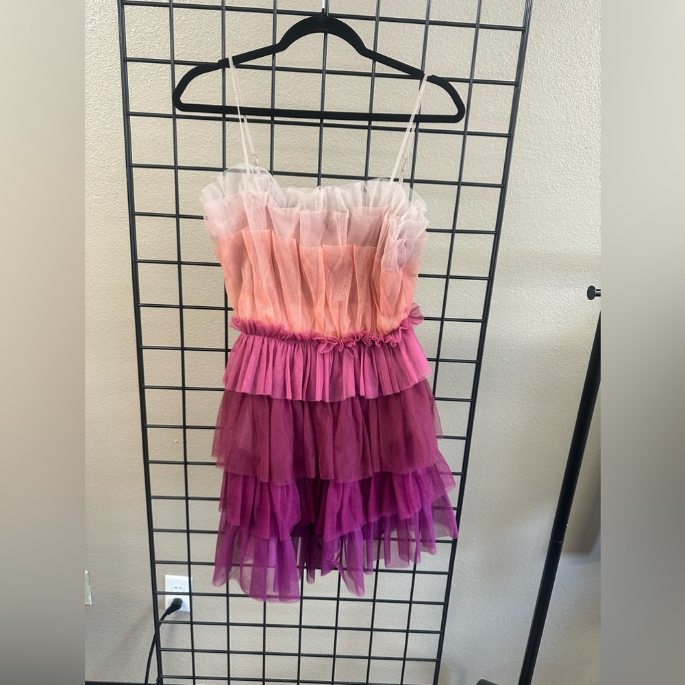 Colorful poofy dress